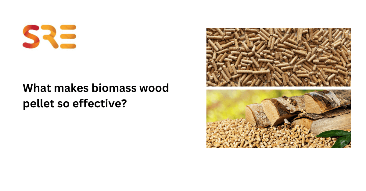 What makes biomass wood pellet so effective?