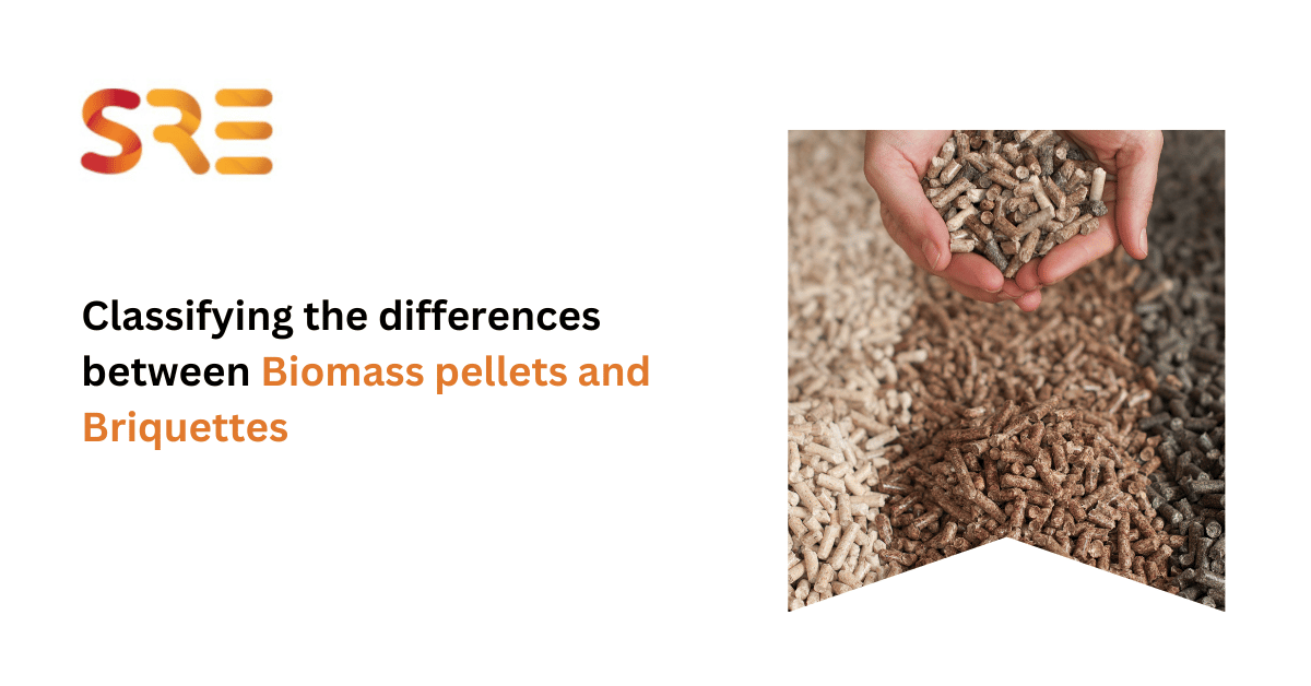 Classifying the differences between Biomass pellets and Briquettes